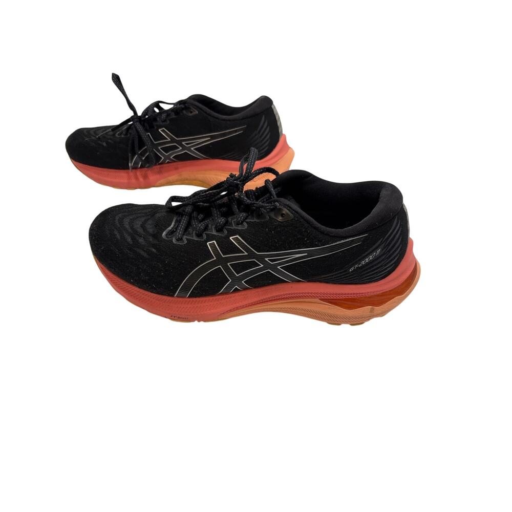 ASICS GT-2000 11 Women’s Running Shoes Size 8 Black Coral Orange